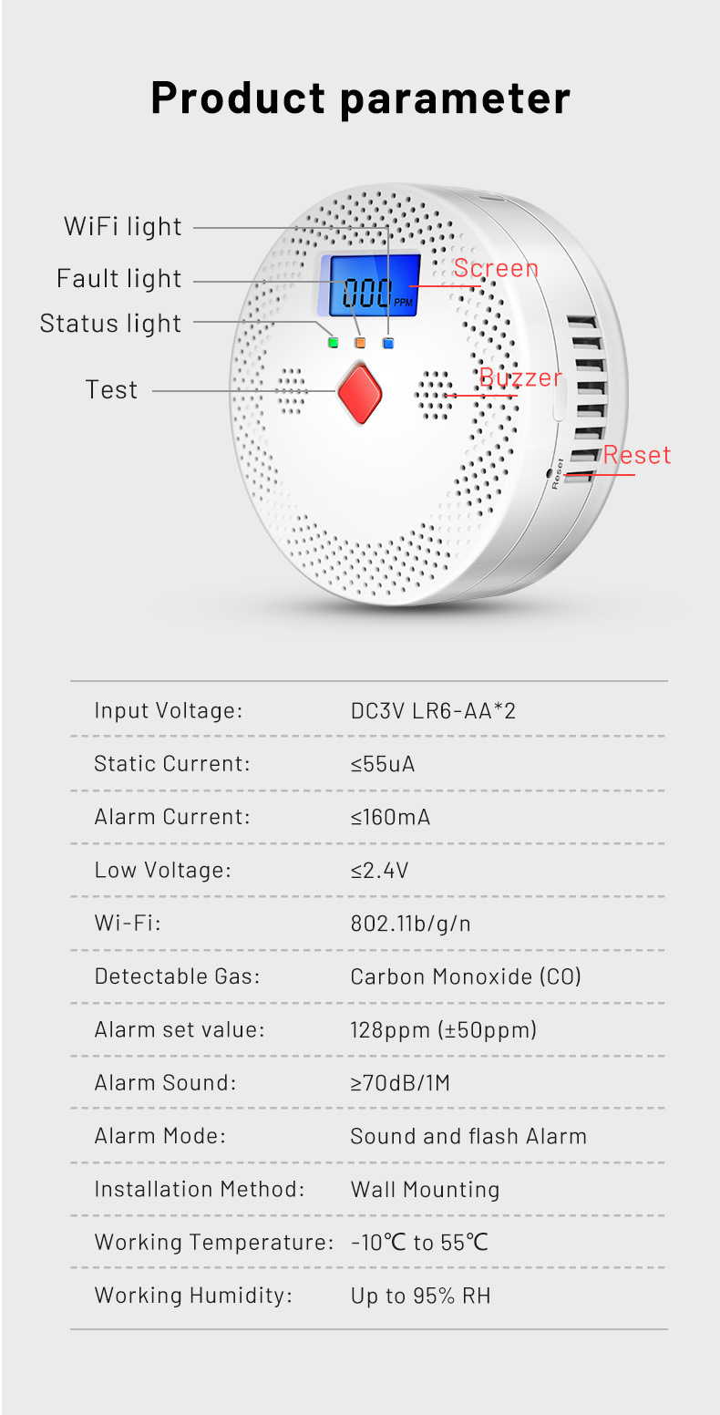 TuyaWiFiSmartCarbonMonoxideDetectorAlarm85dBSoundWarningLCDDigitalDisplayHomeIndoorCOPoisoningSiren-2011004-10