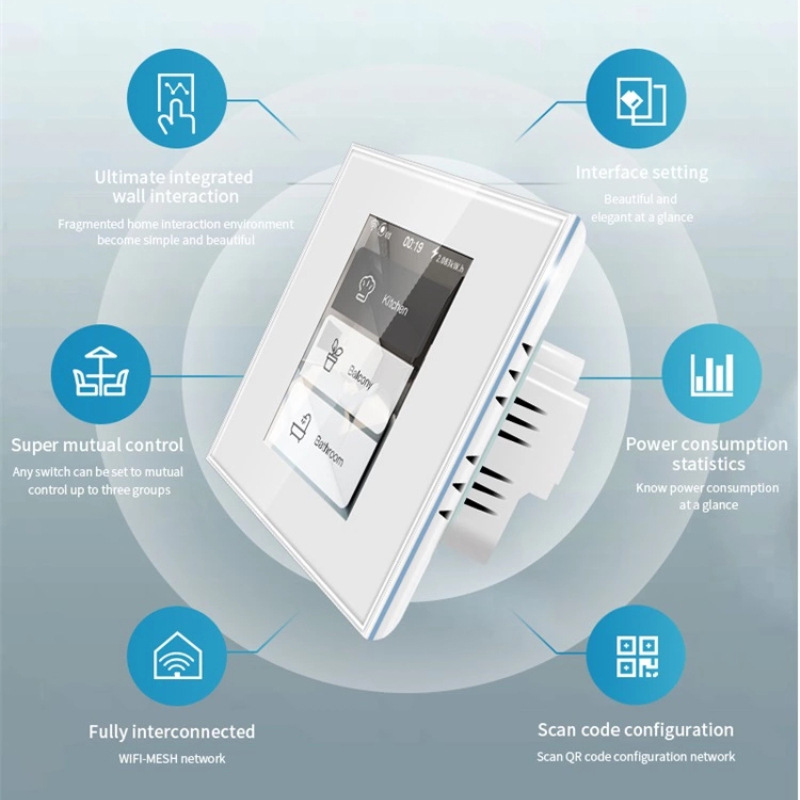 110220V4in1WifiLCDTouchScreenSmartWallLightSwitchSmartHomeSwitchSupportHomekitAlexaGoogleHome-1900875-4
