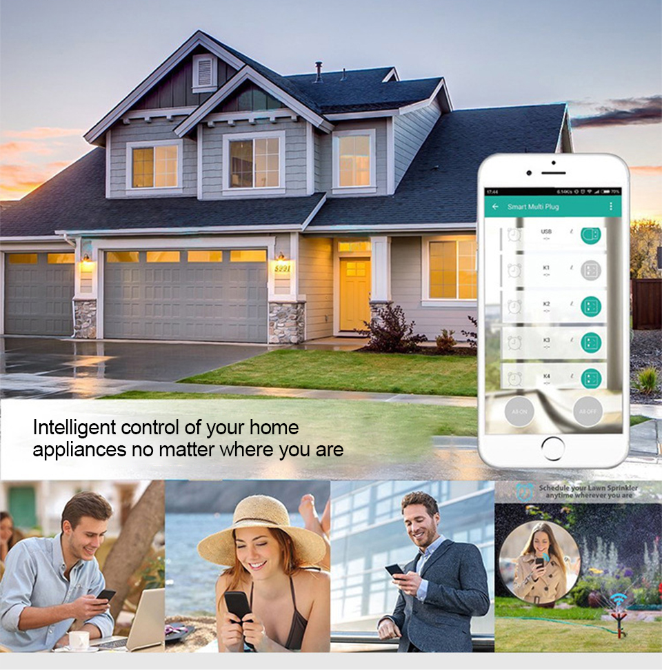 2In1TuyaWIFISmartSocketDualOutletEUPlugVoiceControlWirelessSmartSocketAPPRemoteControlWorkwithAlexaG-1981519-8