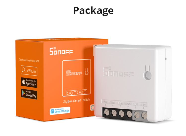 3pcsSONOFFZBMINIZigbee30Two-WaySmartSwitchAPPRemoteControlviaeWeLinkSupportSmartThingsHubAlexaGoogle-1815713-13