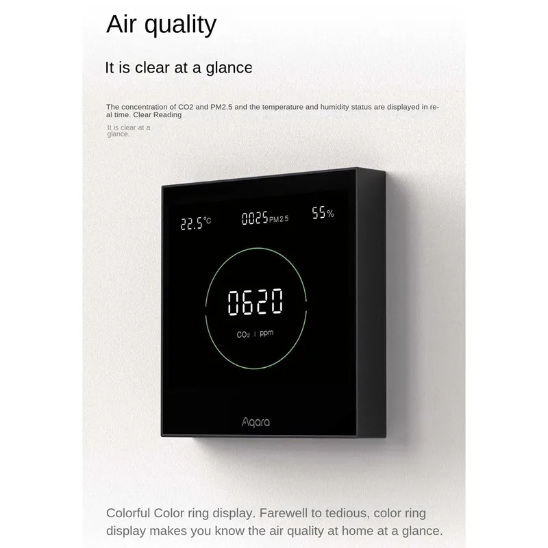 AqaraAirQualityMonitorPanelS1OmniDirectionalAirCO2PM25TemperatureHumidityMonitoringWorkwithHomekitGl-2000547-11