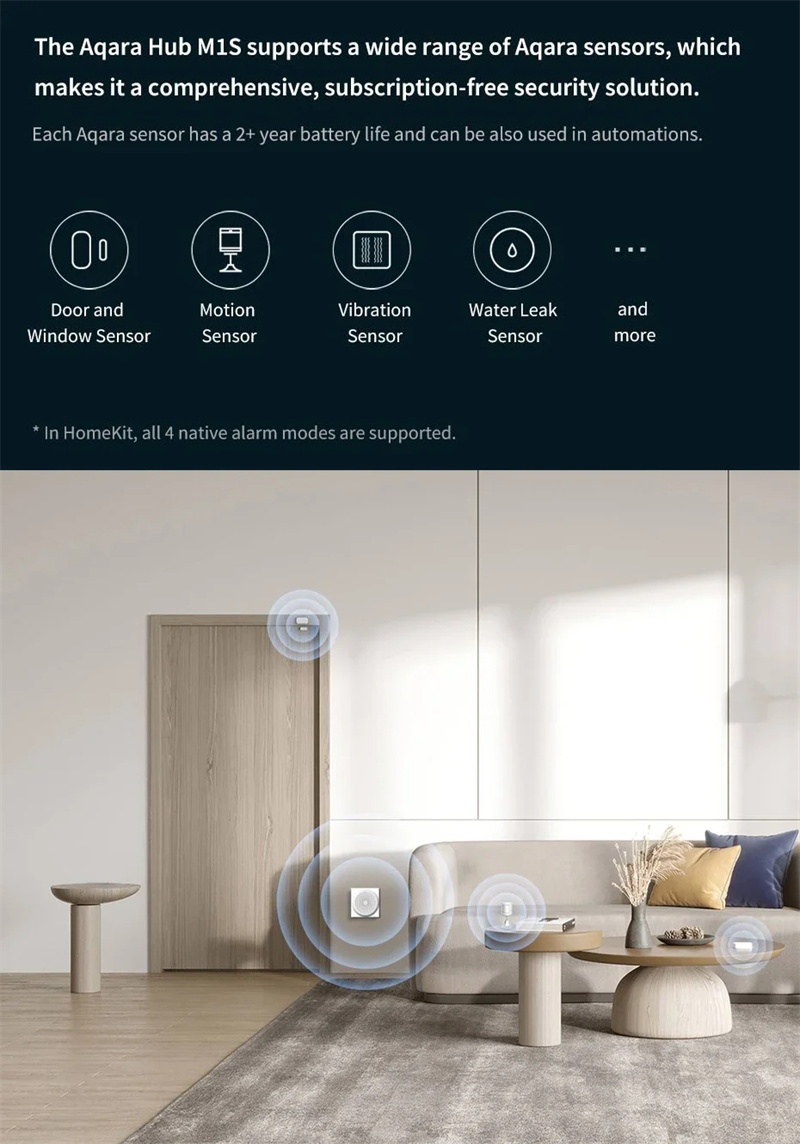 AqaraM1SHubGatewaySmartZigbee30WiFiRemoteControlHubwithRGBNightLightSiriVoiceAPPWorkwithMijiaHomeKit-2004565-7