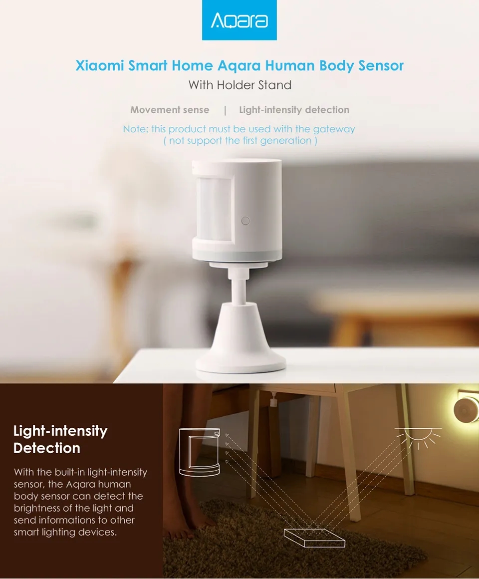 AqaraMotionSensorSmartHumanBodySensorBodyMovementZigBeWirelessConnectionSmartHomeforXiaomiMijiaMihom-2004884-1