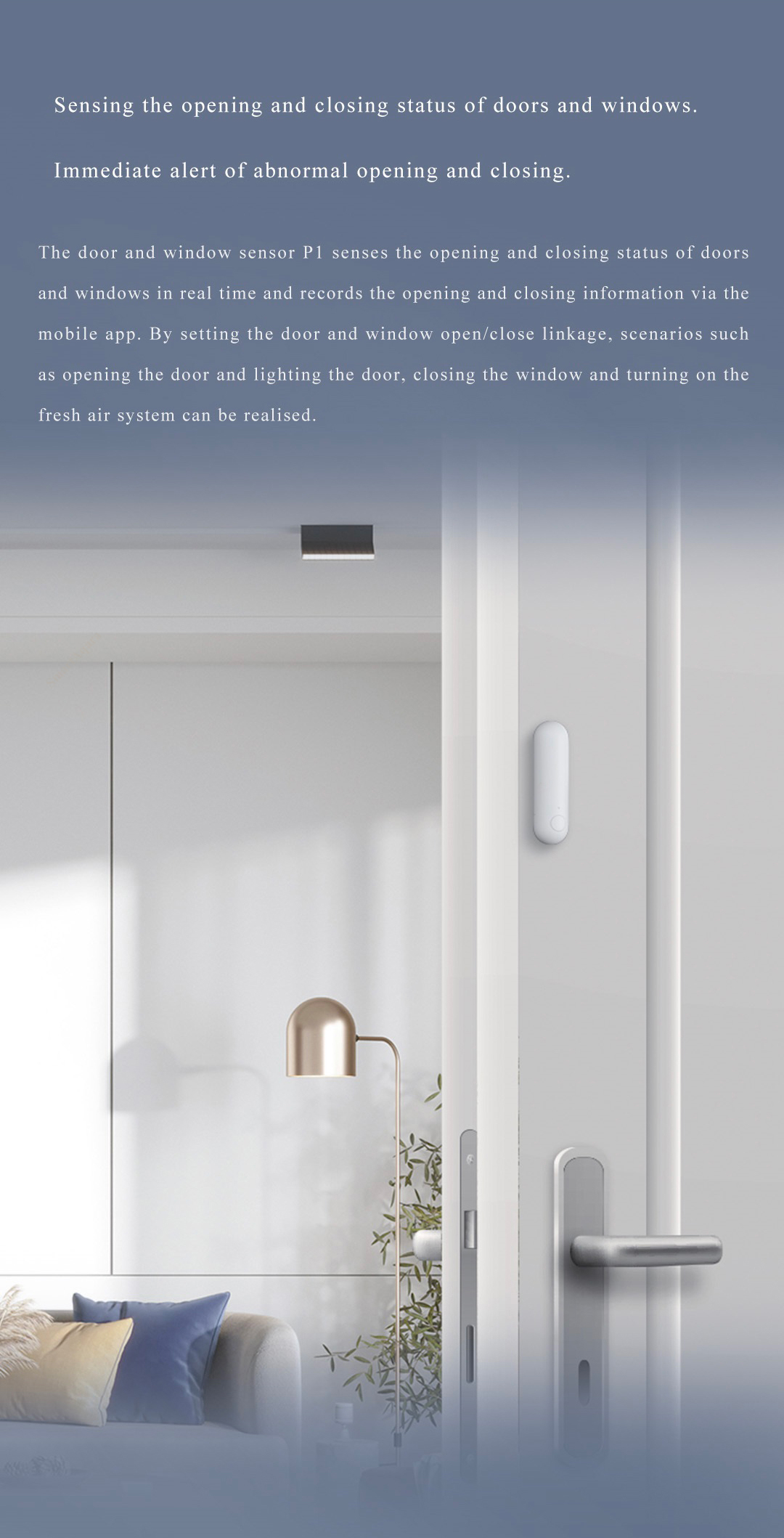 AqaraP1Zigbe30DoorWindowSensorSmartHomeWirelessAnti-theftInductionDoorMagneticAlarmWorkwithAppleHome-1998620-8