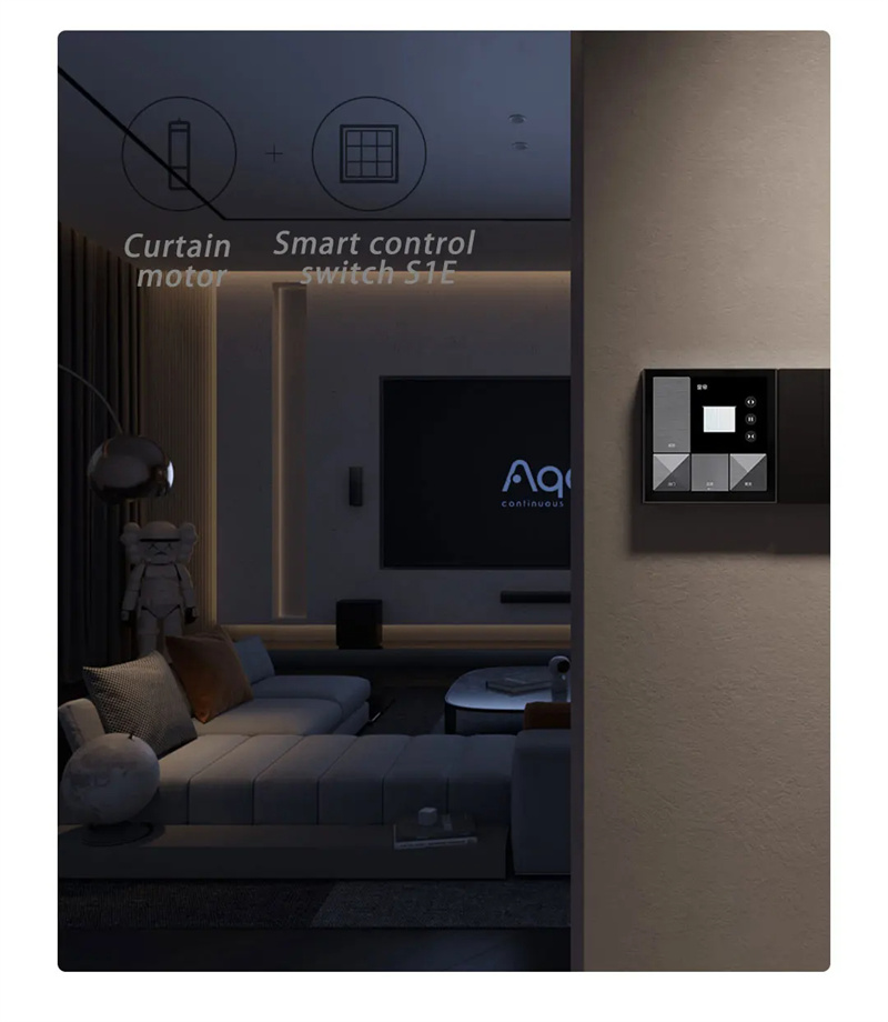 AqaraSmartSwitchS1ETouchControl4FullLEDTimerCalendarPowerStatisticsSceneSettingRemoteWorkwithHomekit-2000545-19