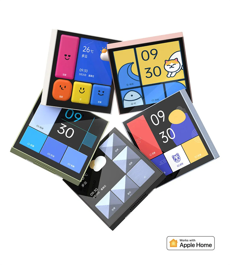 AqaraSmartSwitchS1ETouchControl4FullLEDTimerCalendarPowerStatisticsSceneSettingRemoteWorkwithHomekit-2000545-3