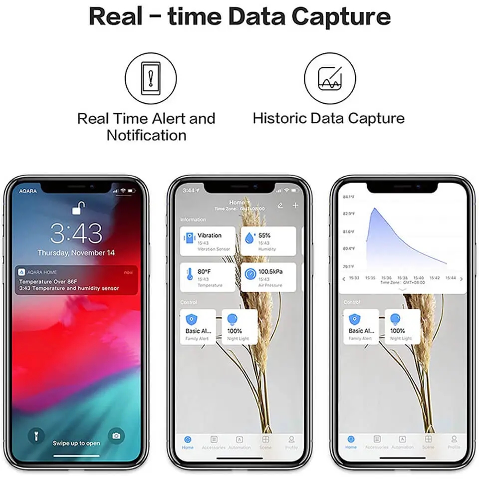 AqaraTemperatureSensorSmartZigbeAirPressureHumidityEnvironmentSensorRemoteControlforXiaoMiHomeHomeki-2004763-3