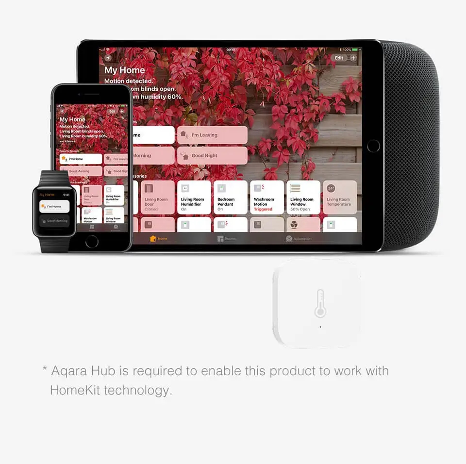 AqaraTemperatureSensorSmartZigbeAirPressureHumidityEnvironmentSensorRemoteControlforXiaoMiHomeHomeki-2004763-5