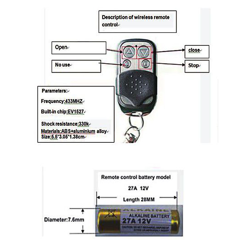 DC12V433MHzWIFIGateOpenerRemoteVontrollerforElectricSlidingGate-1936974-2