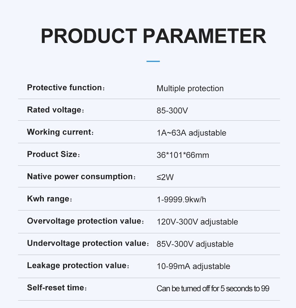 MAIQ-6363A110V220VTuyaWiFiEnergyMeterKwhMeteringSwitchTimingFunctionwithVoltageCurrentandLeakageProt-1993653-19