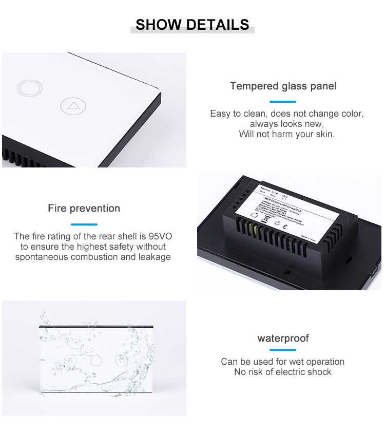 MAKEGOOD110-240V24GHzWifiSwitchTouchLEDDimmerSwitchwithLEDIndicator-1835848-4