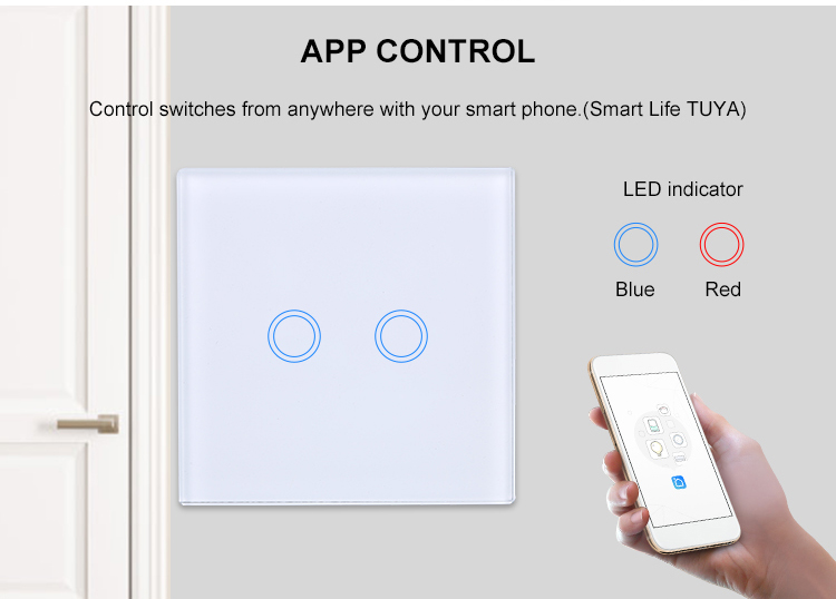 MAKEGOODEUStandardSmartLightSwitchWiFi2GangWirelessTouchSensorRemoteControlSmartSwitchwithPowerStati-1829129-1