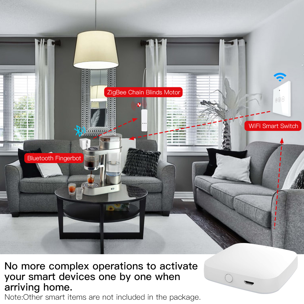 MoesHouseMulti-modeSmartGatewayZigBee30WiFibluetoothMeshHubWorkwithTuyaSmartAppVoiceControlviaAlexaG-1878171-12