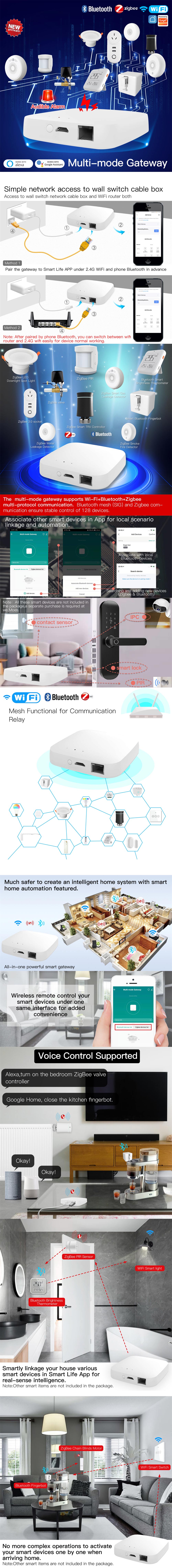 MoesHouseTuyaMiniZigbebluetoothDual-modeGatewayHubAPPRemoteControlTimingFunctionSoundLightAlarmVoice-1985893-1