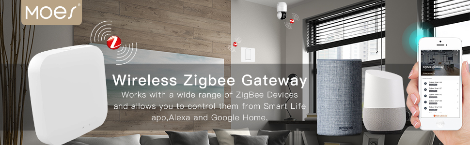 MoesHouseZB-HUBWirelessTuyaZigBee30SmartGatewayWiFiHubWorkwithTuyaSmartAppVoiceControlviaAlexaGoogle-1999876-1