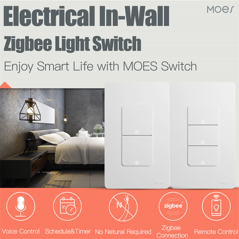 MoesHouseZS-B-USTuyaSmartZigbe30LightSwitchTimingFunctionAPPRemoteControlElectricalIn-WallLightingPa-1999671-1