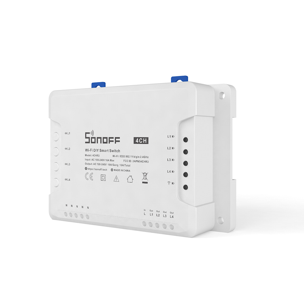 SONOFF4CHR3AC100-240V5060Hz10A2200W4GangWiFiDIYSmartSwitchInchingSelf-LockingInterlock3WorkingModeAP-1993735-11