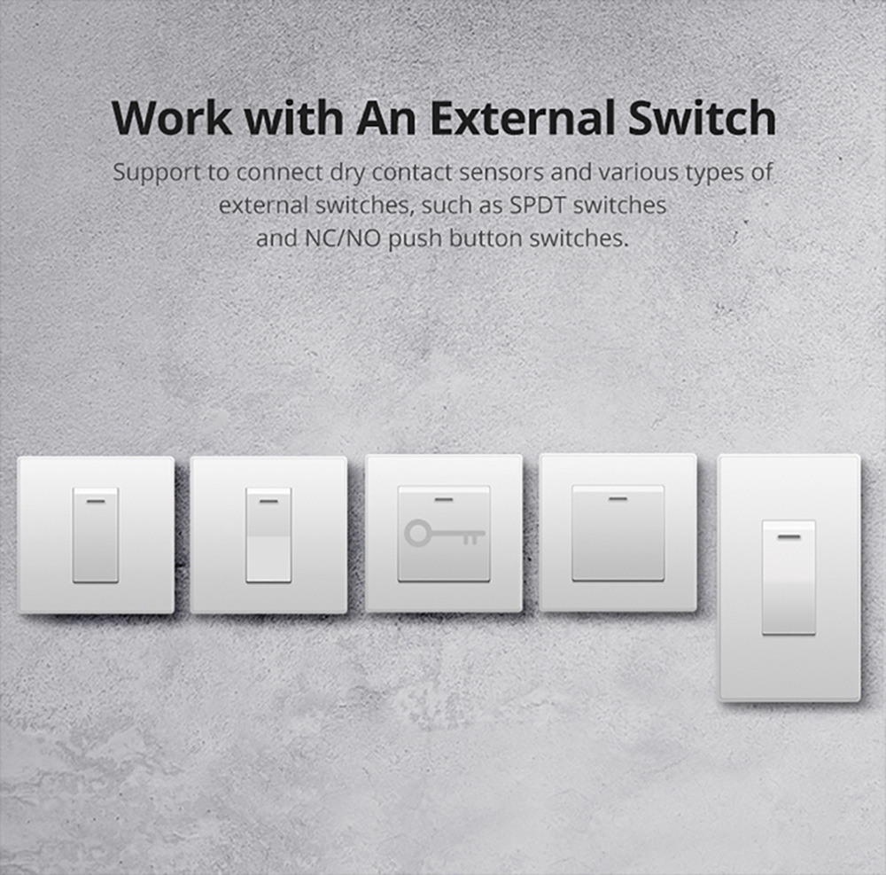 SONOFFMINIR2SmartHomeWiFiSwitchRelayModuleWirelessWi-fiDIYSwitchTwoWayControlSonoffInterruptorWorkwi-2008112-6
