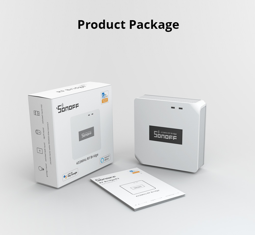SONOFFRFBridgeR2433MHzRFtoWiFiWirelessGatewaySmartHomeHubSecurityRemoteControlSupportDW2-RFPIR3-RFSe-1997955-9