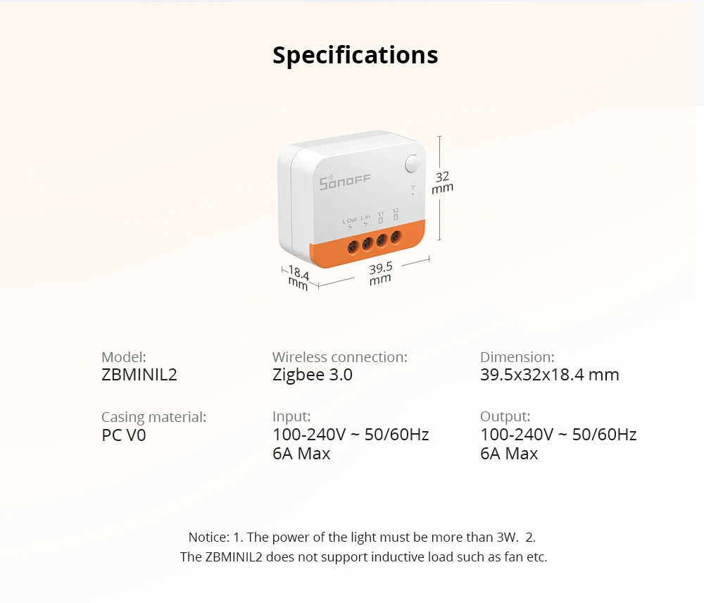SONOFFZBMINIL2ExtremeZigbeSmartSwitchTwo-WayNoNeutralWireTimerRemoteControleWeLinkSupportAlexaGoogle-2004338-15