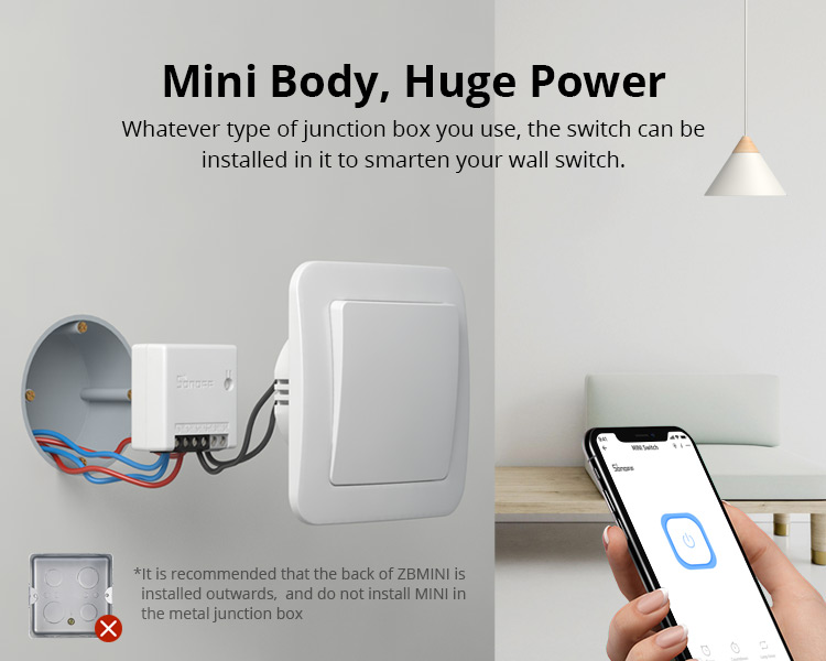 SONOFFZBMINIZigbee30Two-WaySmartSwitchAPPRemoteControlviaeWeLinkSupportSmartThingsHubAlexaGoogleHome-1803897-3