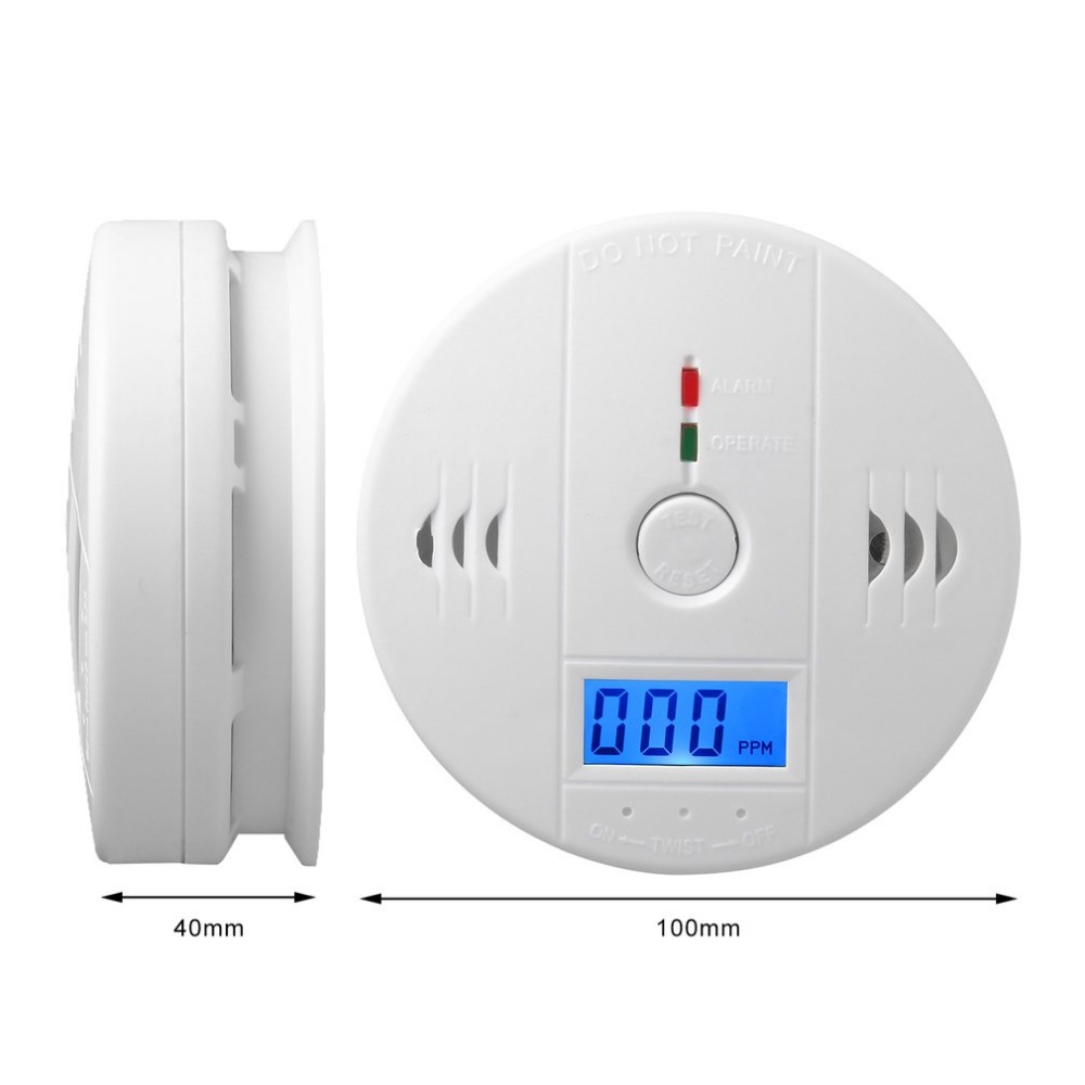 SensitiveHomeCOSensorDetectorWirelessCOCarbonMonoxidePoisoningSmokeGasSensorWarningAlarmDetectorLCDI-1980412-2