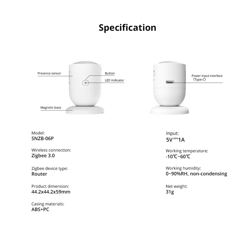 SonoffSNZB-06PSmartHomeZigbee30HumanPresenceSensorMicrowaveRadarDetectionSmartBodyPIRDetectorWorkwit-2006854-14