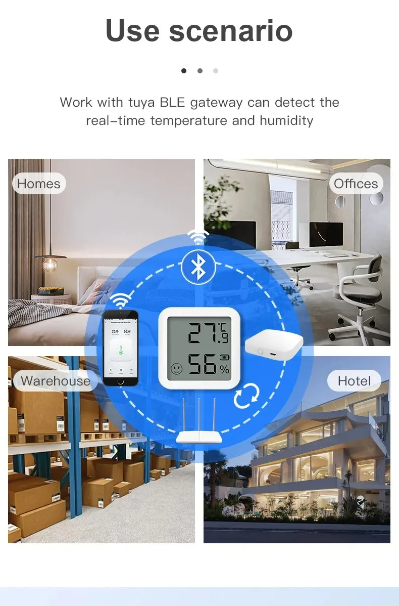 TH05TuyabluetoothTemperatureHumiditySensorwithLCDScreenSmartLinkageThermometerHygrometerAPPRemoteCon-2007097-8