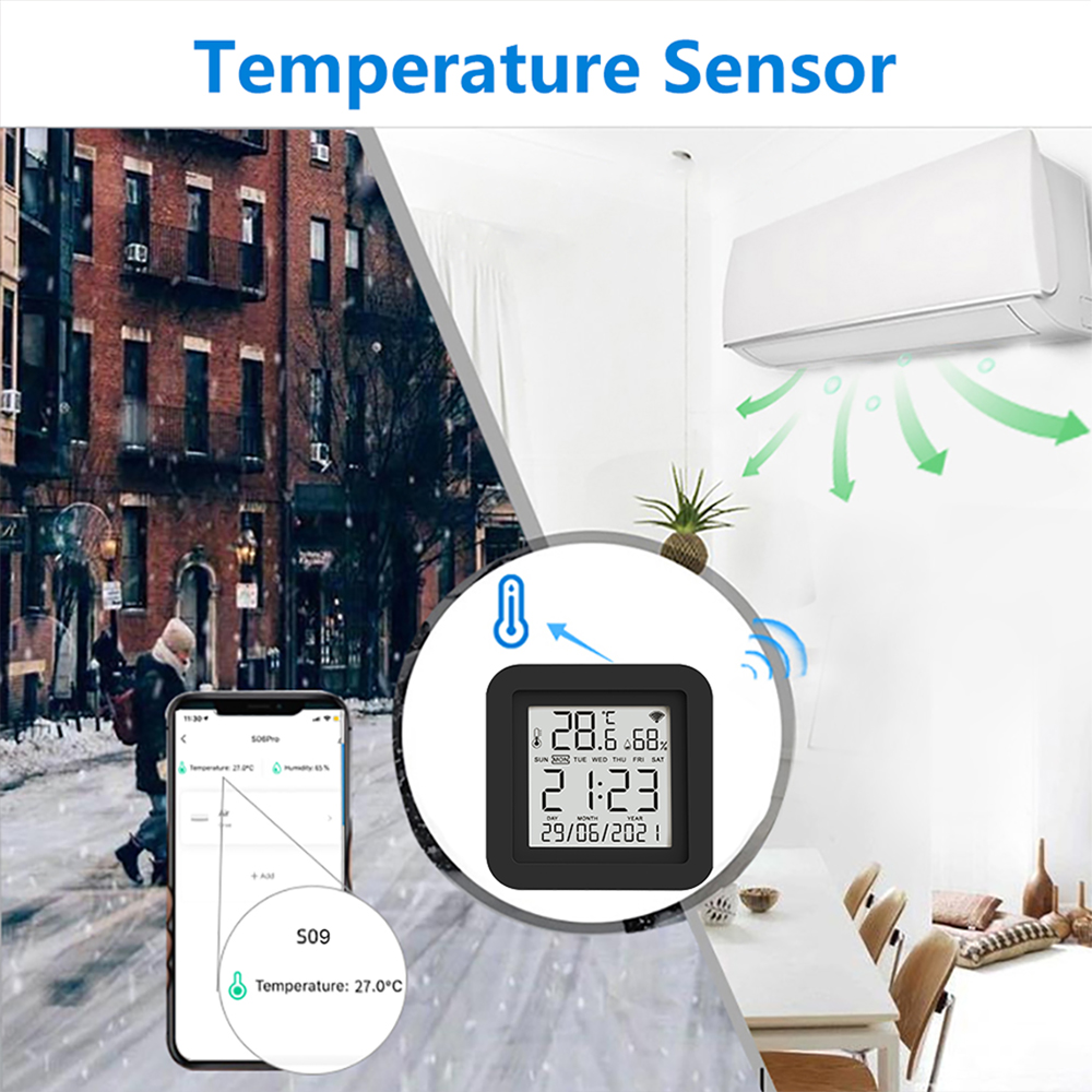 TuyaIRSmartDigitalTemperatureandHumiditySensorLCDDisplayRemoteAirConditionerTVControllerIntelligentH-1969138-4