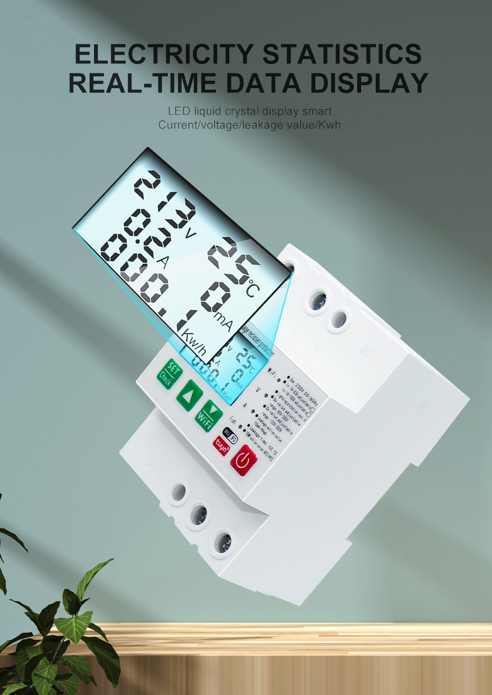 TuyaSmartLeakageCircuitBreakerWIFIEnergyMeterKwhMeteringSwitchTimerwithVoltageCurrentandLeakageProte-1999736-15