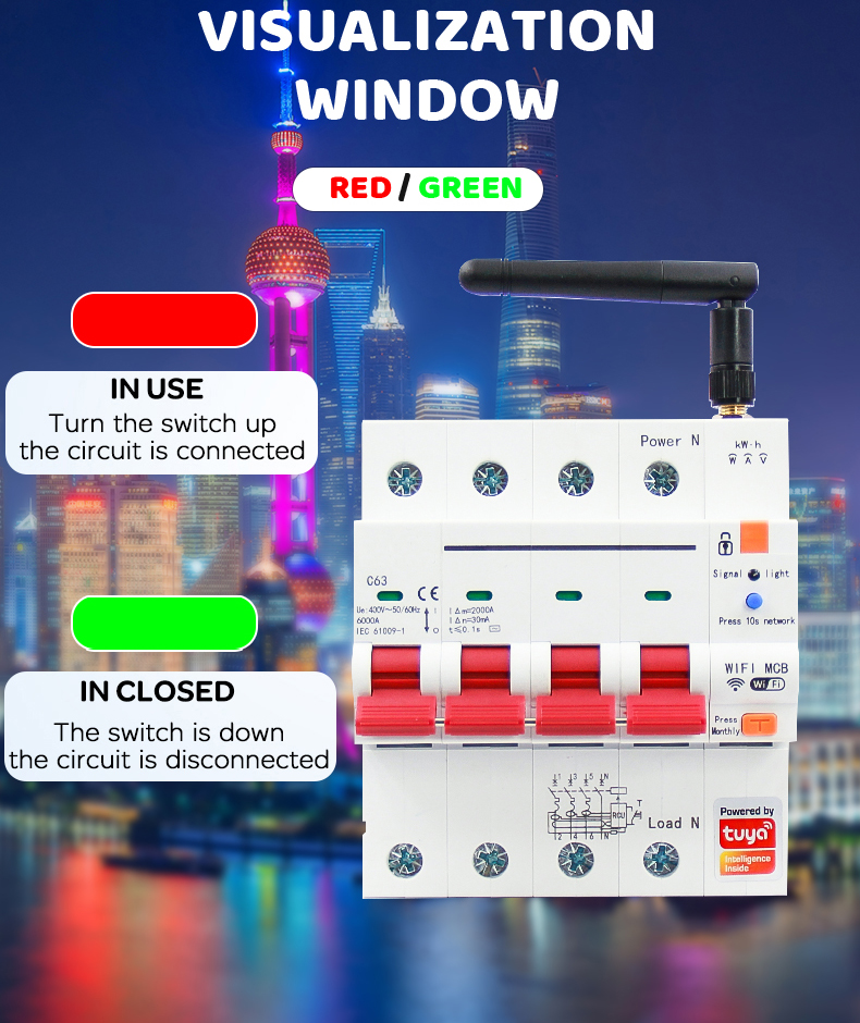 TuyaSmartWiFi2P4P63AMeteringLeakageCircuitBreakerTimerSwitchVoltageCurrentProtectorAPPControl-1999907-3
