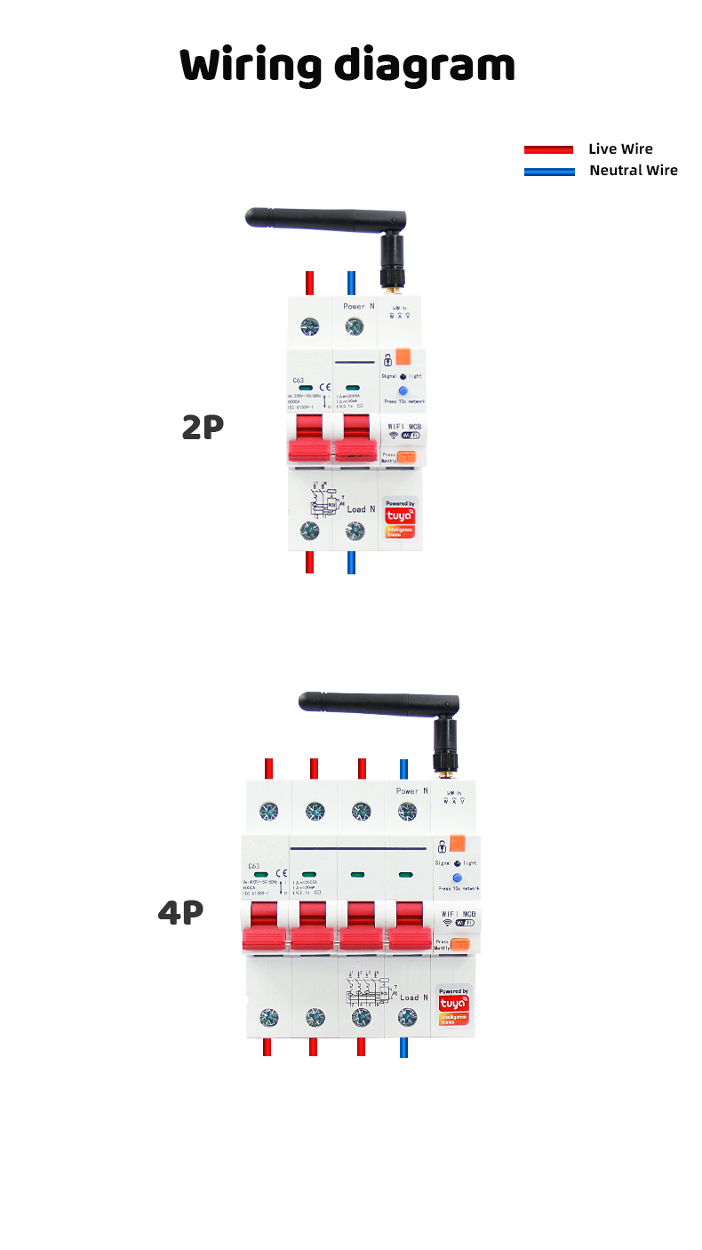 TuyaSmartWiFi2P4P63AMeteringLeakageCircuitBreakerTimerSwitchVoltageCurrentProtectorAPPControl-1999907-10