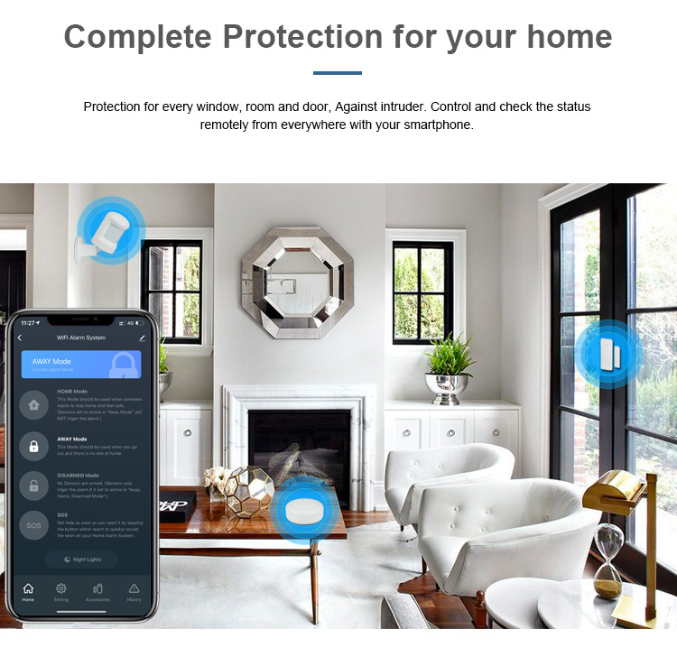 TuyaWIFIAlarmSensorKitEUStandardInfraredDoorbellSmartHomeSecurityAlarmWorkwithAlexaandGooglehome-1880749-6