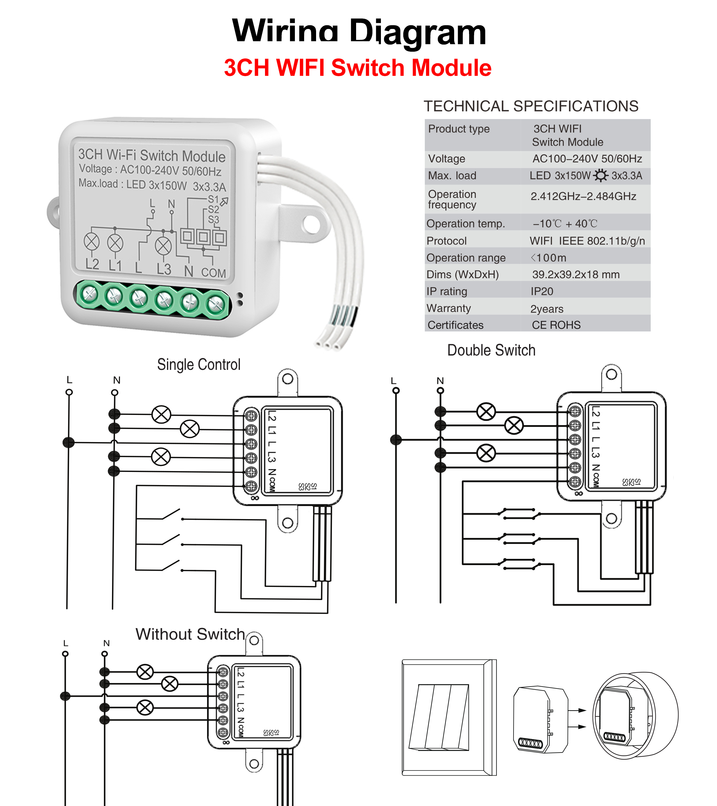 TuyaWiFiSmartSwitchModuleElectricalSwitching1234GangLightingSwitchModuleMobileAPPControl-1968146-3