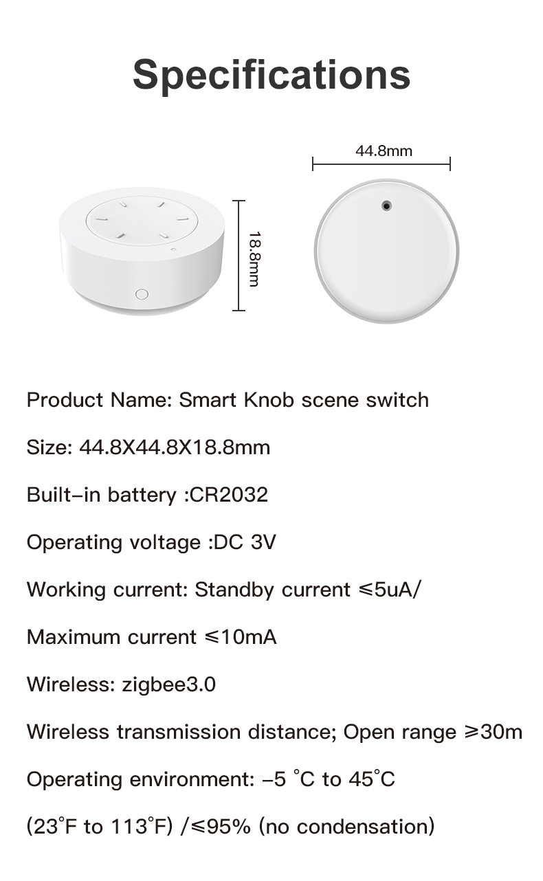 TuyaZigbeSmartKnobWirelessSceneSwitchButtonControlDimmerBatteryPoweredAutomaticSceneSmartLifeAPP-1985428-2