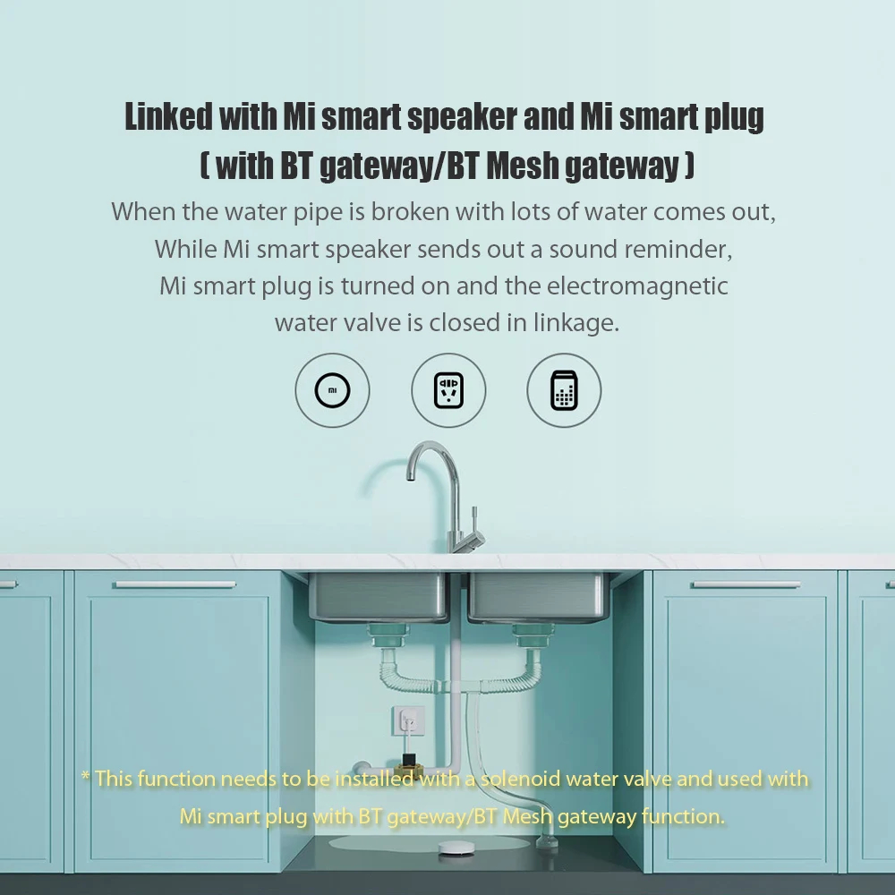 XiaomiMiWaterSensorFloodWaterLeakDetectorIP67WaterproofforHomeRemoteAlarmSecuritySoakingSensorWorkwi-2001508-6