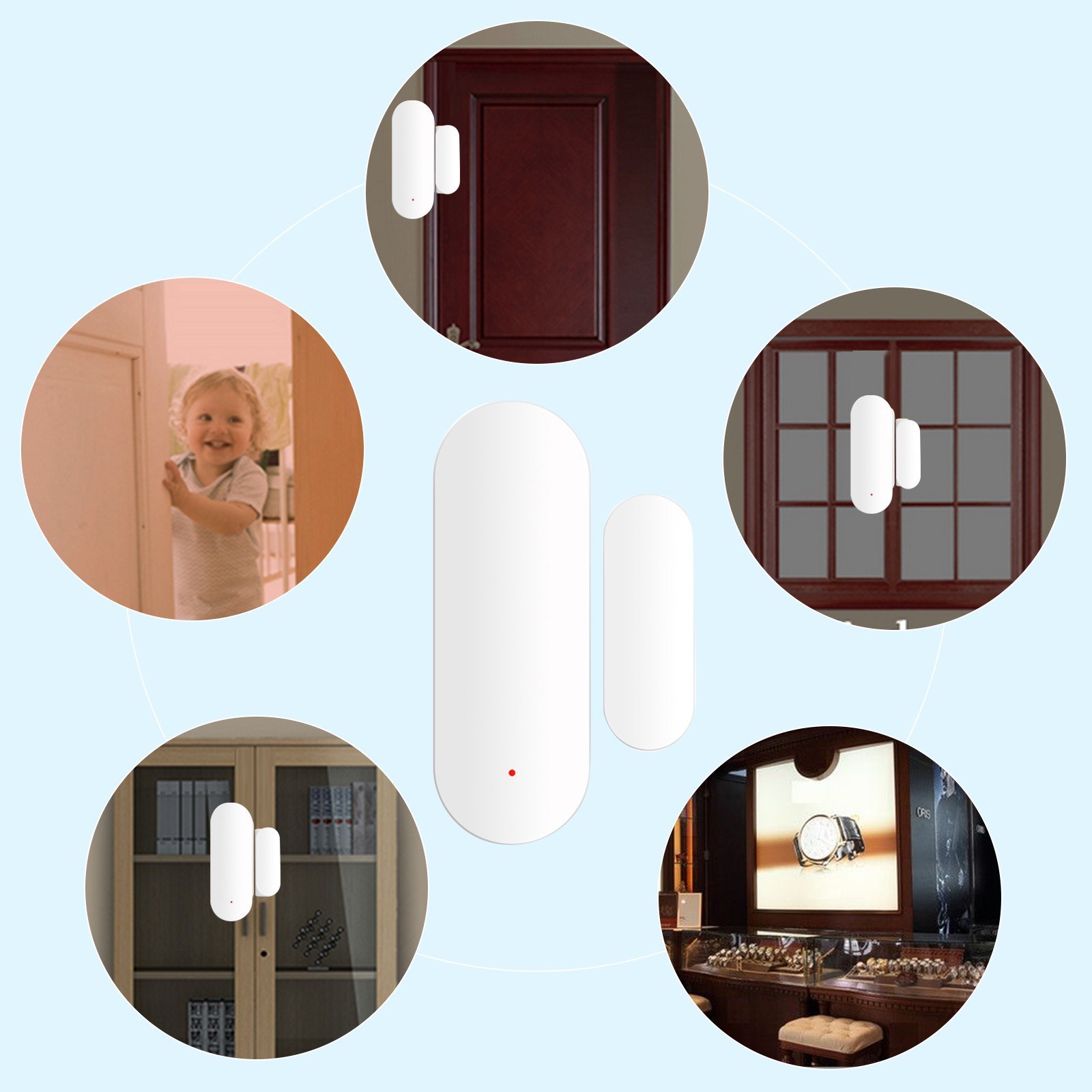 ZigbeWIFISmartHomeInductionDoorMagneticDoorandWindowSwitchSensorAutomaticSceneSecurityAlarm-1976803-4