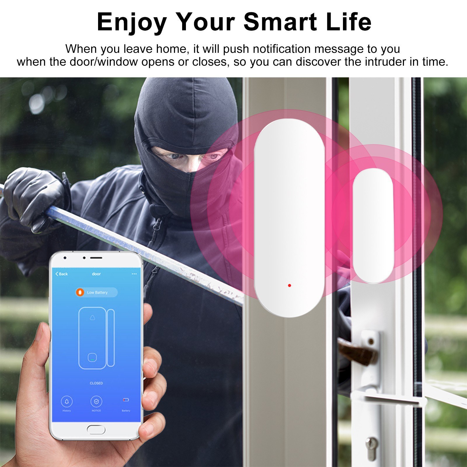ZigbeWIFISmartHomeInductionDoorMagneticDoorandWindowSwitchSensorAutomaticSceneSecurityAlarm-1976803-5