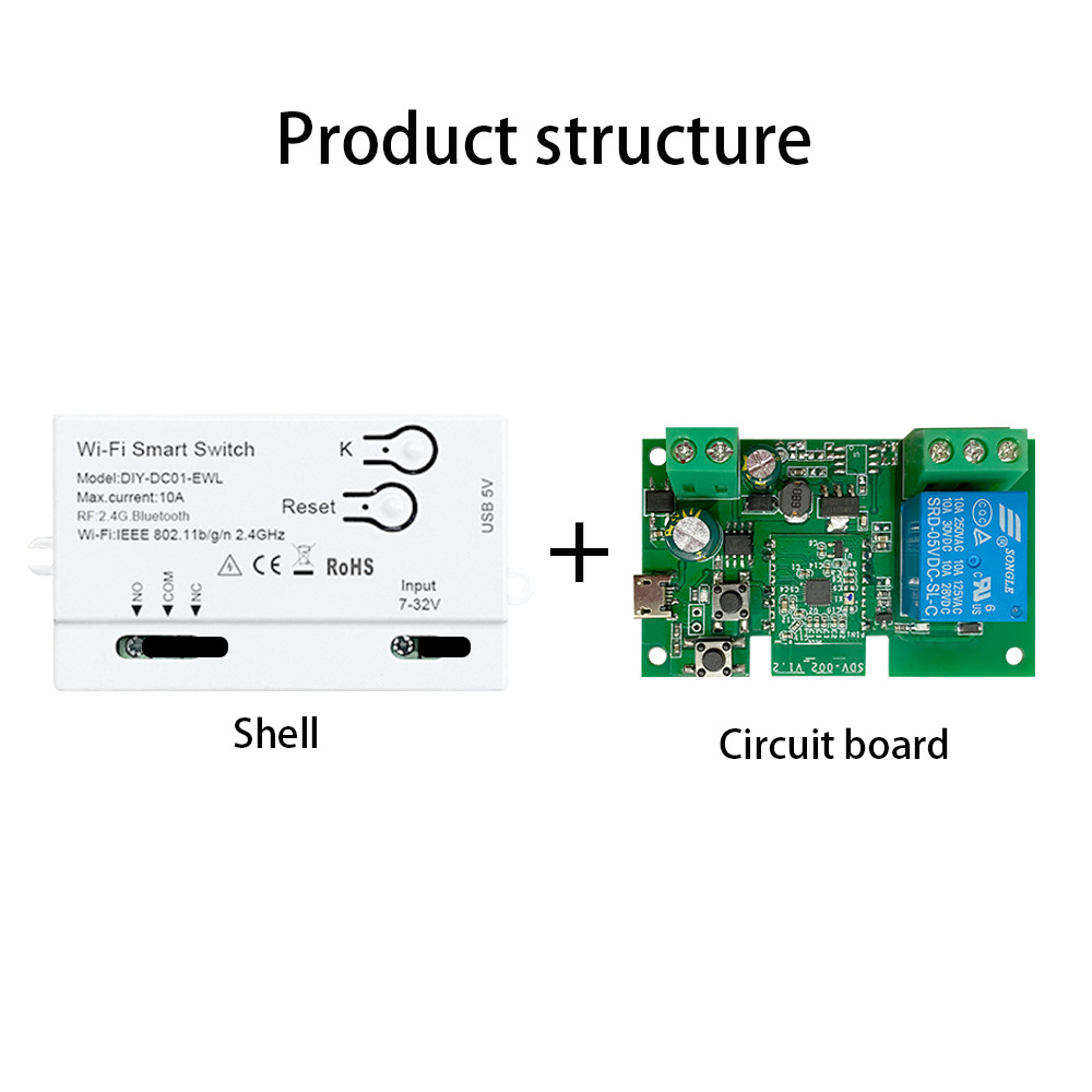 eWelinkSmartWiFiSwitchDIYTimer124CHDC5V2VIntelligentSwitchBrakerModuleAPPControlWorkwithAlexaGoogleA-1999915-13