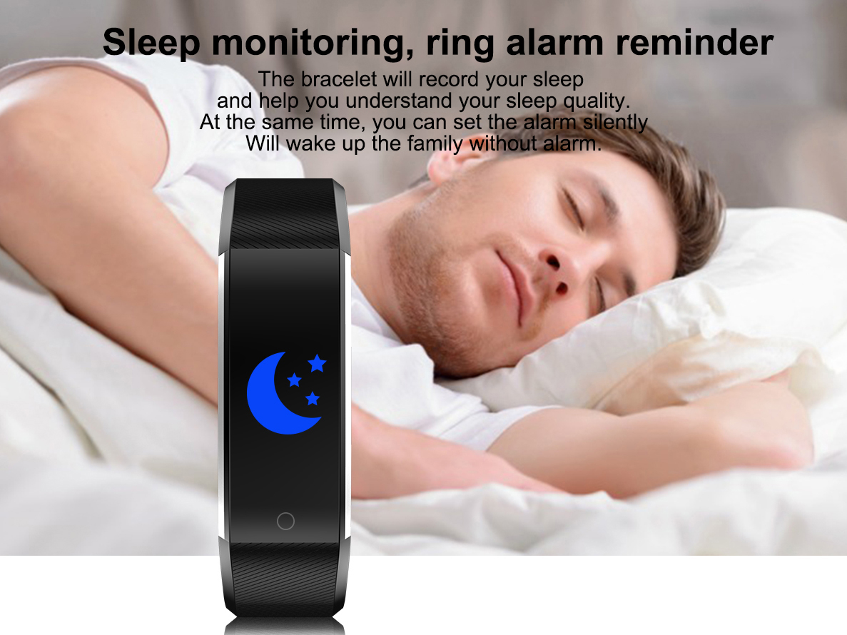 115PlusIPSTouchScreenWristbandHeartRateBloodPressureOxygenMonitorFitnessTrackerReal-timeCallReminder-1645733-7