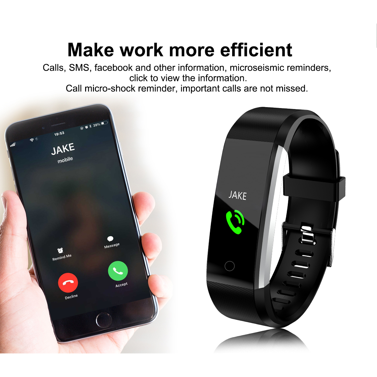 115PlusIPSTouchScreenWristbandHeartRateBloodPressureOxygenMonitorFitnessTrackerReal-timeCallReminder-1645733-9