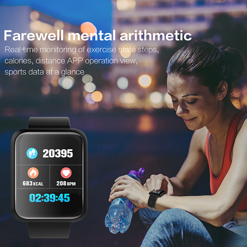 13inchLCDWaterproofSportWristbandFitbitTrackerwithHeartRateBloodPresureSmartWristban-1311978-3