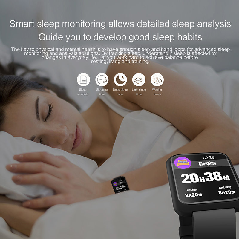 13inchLCDWaterproofSportWristbandFitbitTrackerwithHeartRateBloodPresureSmartWristban-1311978-9