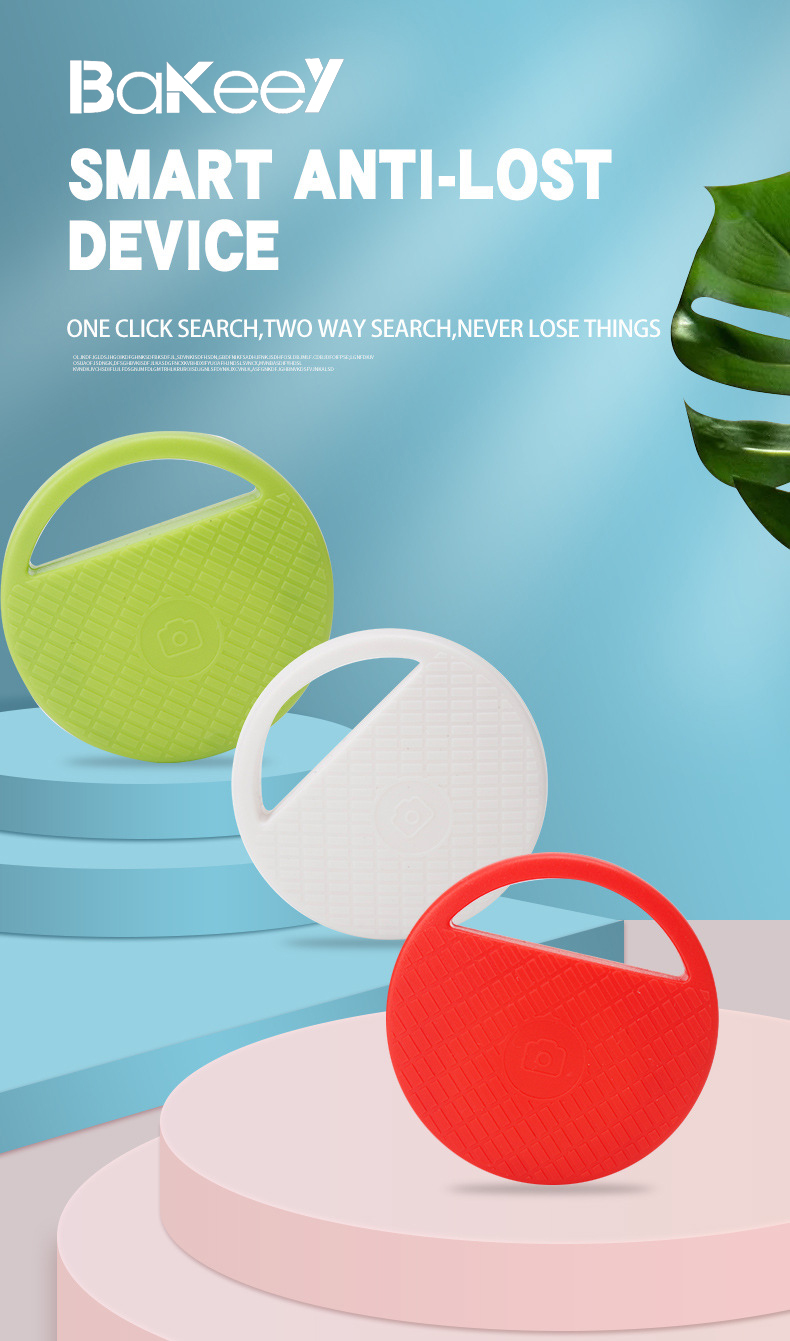 BakeeyF812PCSTwo-WaySearchAnti-LostAlarmSmartTagWirelessbluetoothTrackerChildWalletKeyFinderLocator-1867925-1