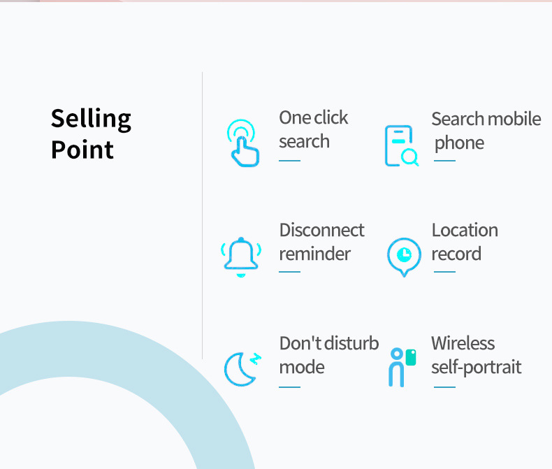 BakeeyF812PCSTwo-WaySearchAnti-LostAlarmSmartTagWirelessbluetoothTrackerChildWalletKeyFinderLocator-1867925-2