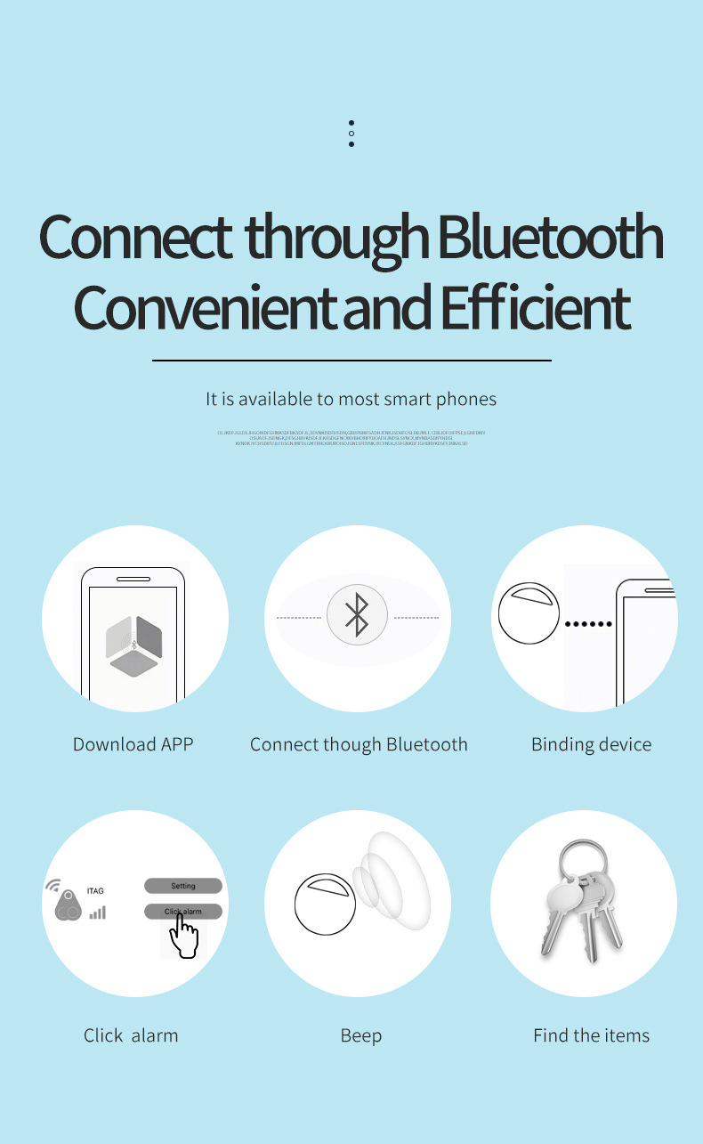 BakeeyF812PCSTwo-WaySearchAnti-LostAlarmSmartTagWirelessbluetoothTrackerChildWalletKeyFinderLocator-1867925-8