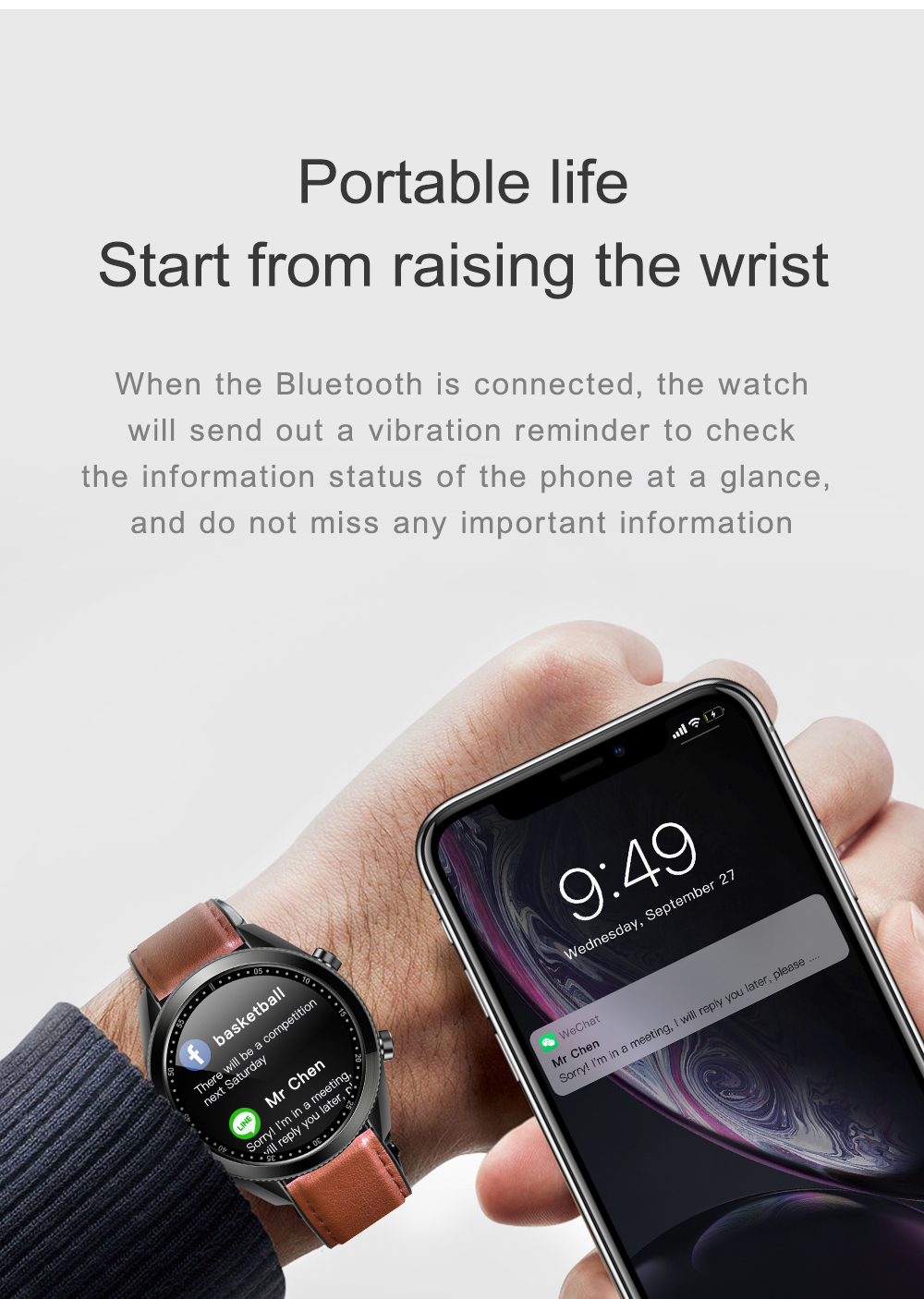 BakeeyUM90128inchFullTouchScreenBTCallHeartRateBloodPressureOxygenMonitor24SportsModes200mAhIP67Wate-1904517-10
