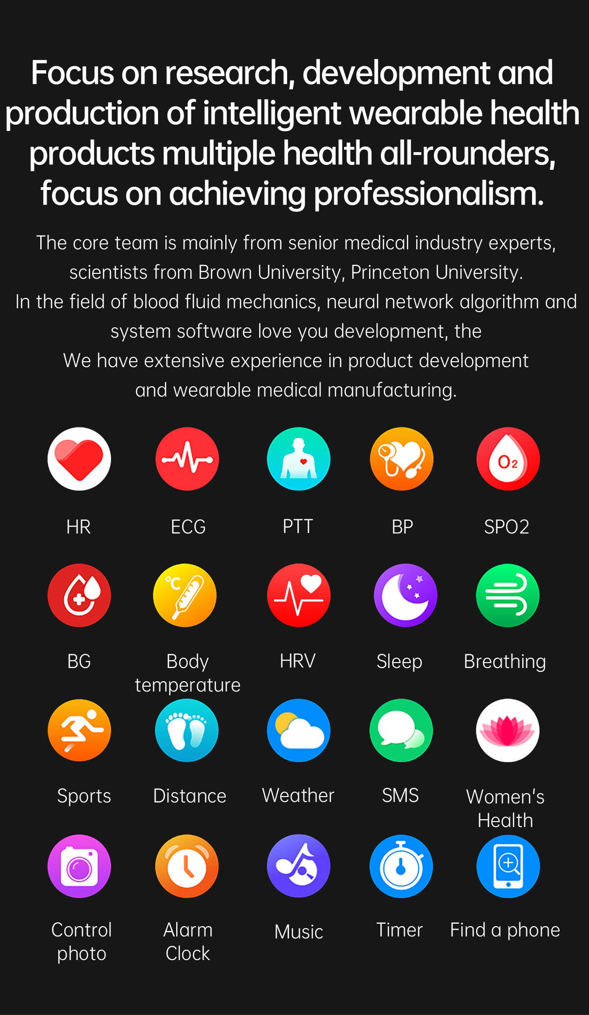 E430139inchHDTouchScreenNon-invasiveBloodSugarECGHealthBloodPressureTemperatureMeasurementSportSmart-1986759-2