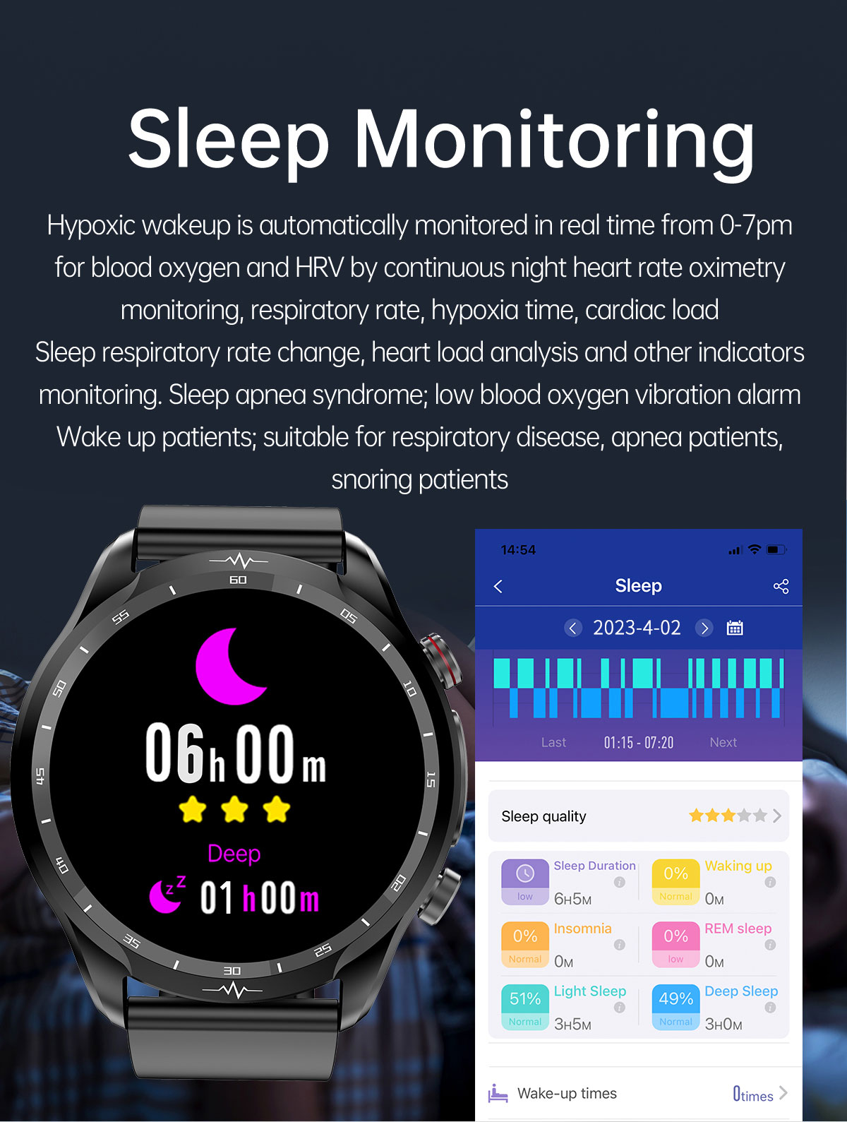 E430139inchHDTouchScreenNon-invasiveBloodSugarECGHealthBloodPressureTemperatureMeasurementSportSmart-1986759-20