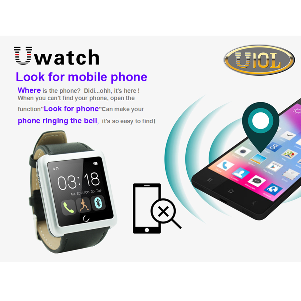 ELEGIANT154inchFullTouchScreenHeartRateSleepCaloriesMonitoringCompassMulti-SportModesNFCAnti-LostFun-1891040-6
